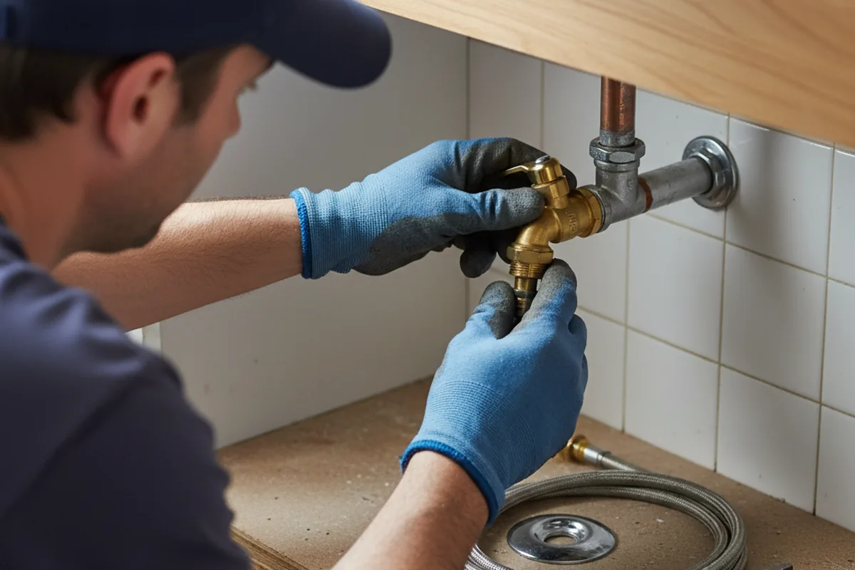 Shutoff valve and fitting work during Repiping in Pinewood